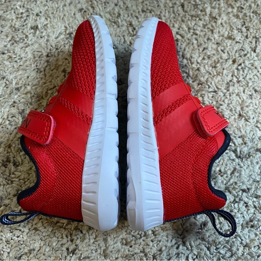 Nautica boys size 7 toddler shoes sneakers red Towhee